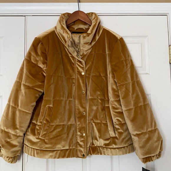 Mark New York velour puffer jacket - Picture 1 of 5